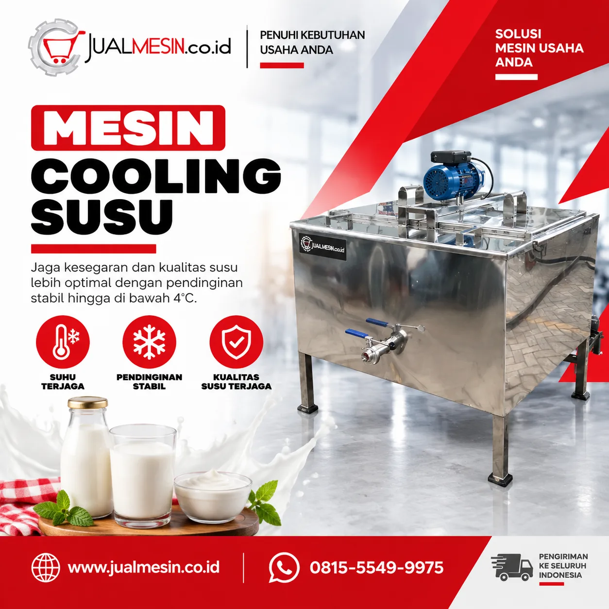 Mesin Cooling Unit Susu