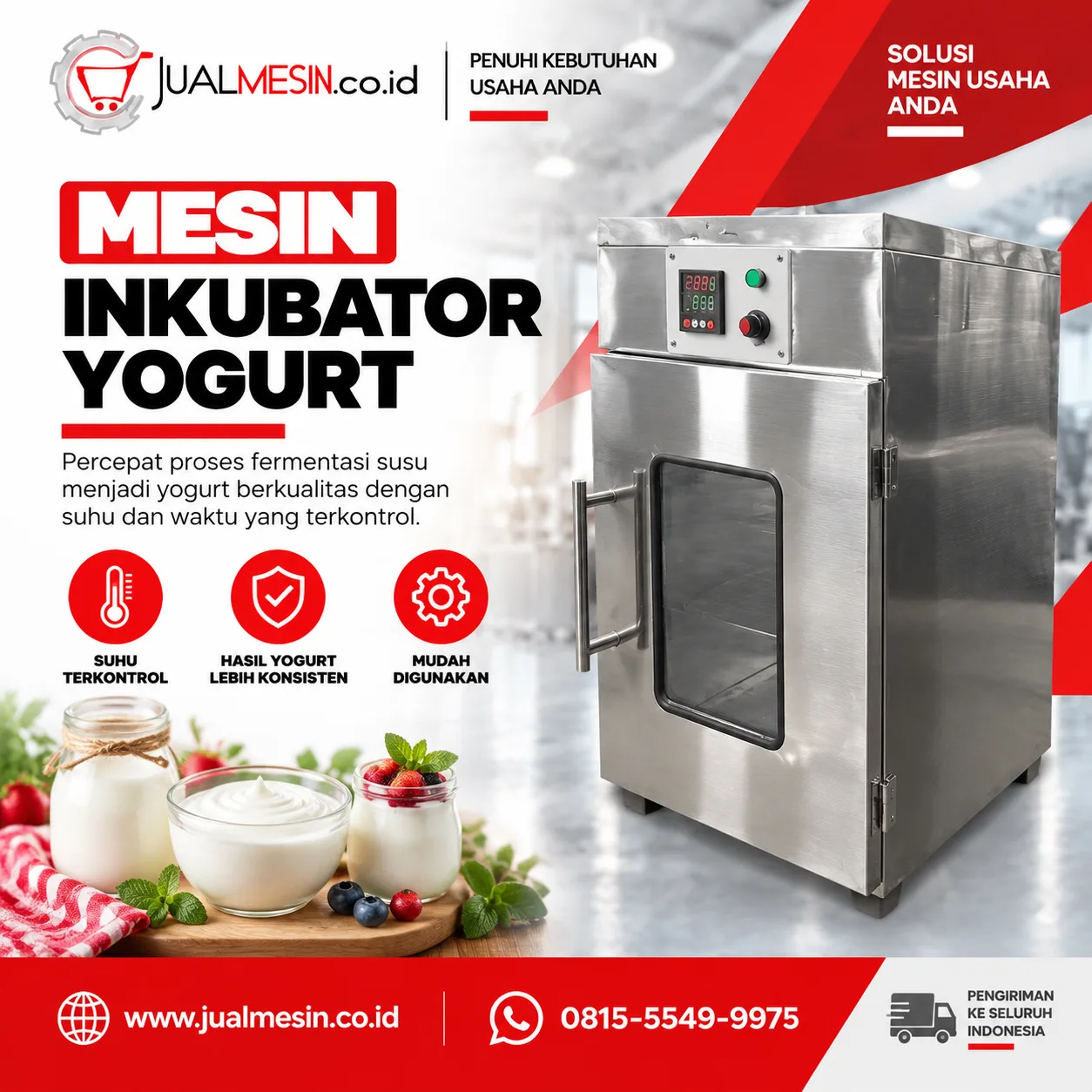 Mesin Inkubator Yogurt