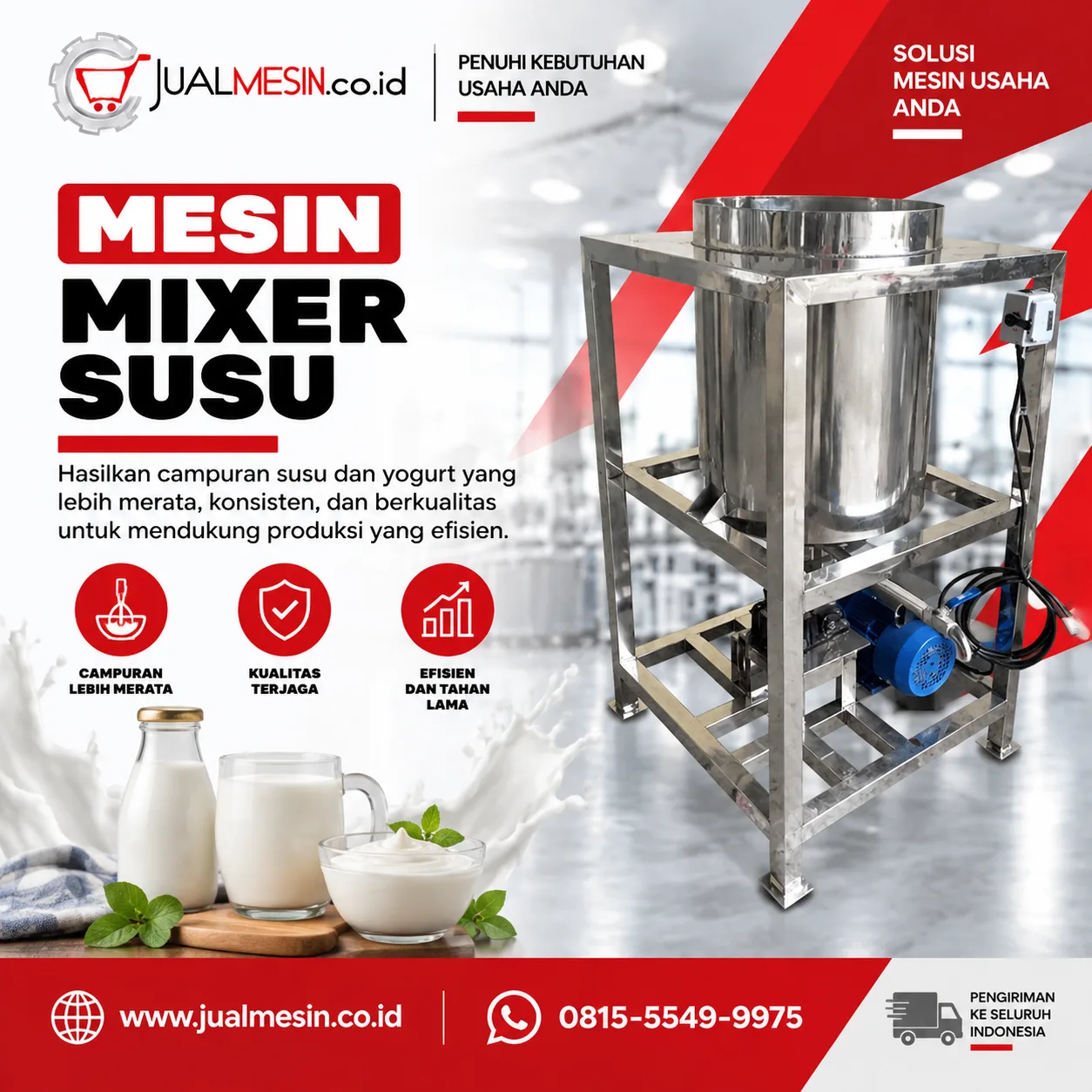 Mesin Mixer Susu