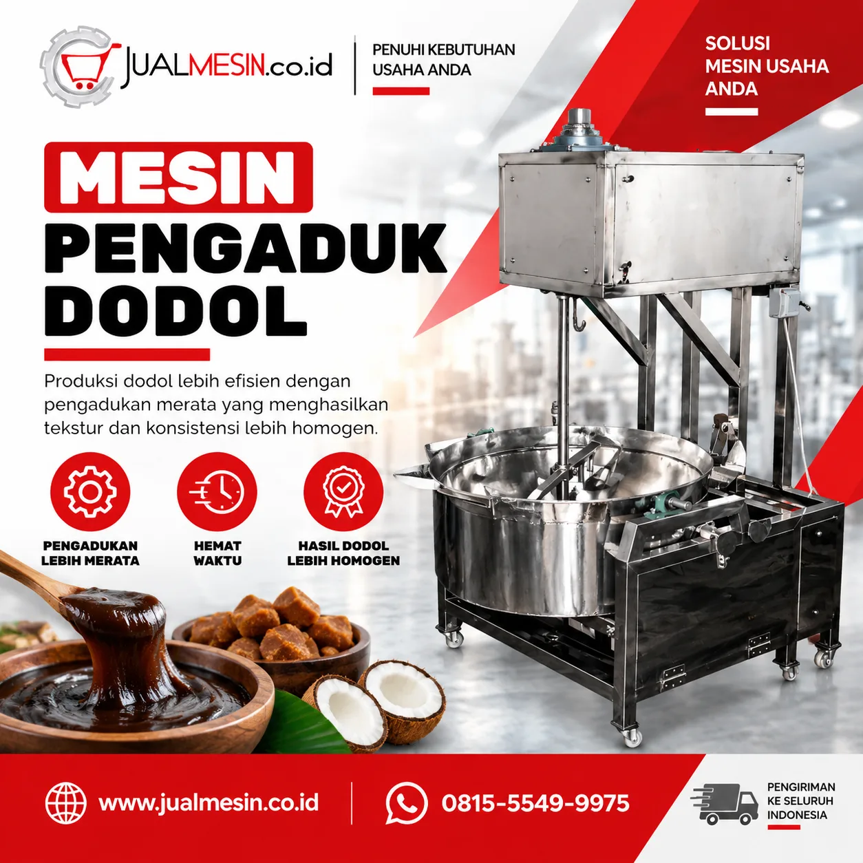 Mesin Pengaduk Dodol