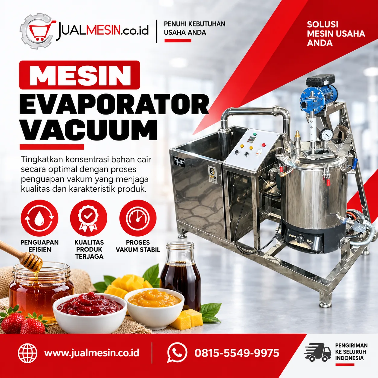 Mesin Evaporator Vacuum