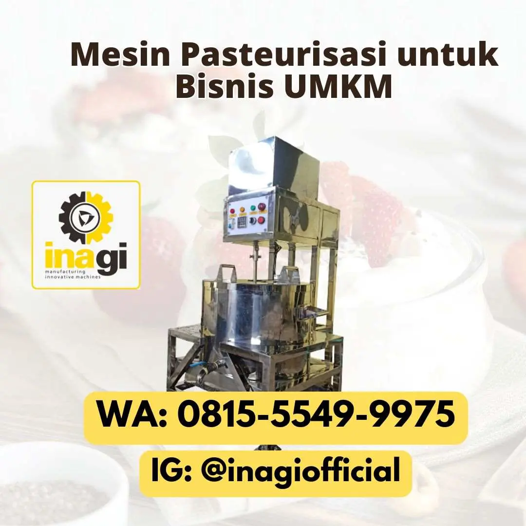 Mesin Pasteurisasi Hasilkan Sirup Telang Bisnis UMKM