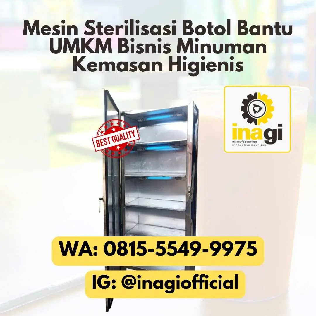Jus Melon Mesin Sterilisasi Botol Jadi Lebih Awet Alami