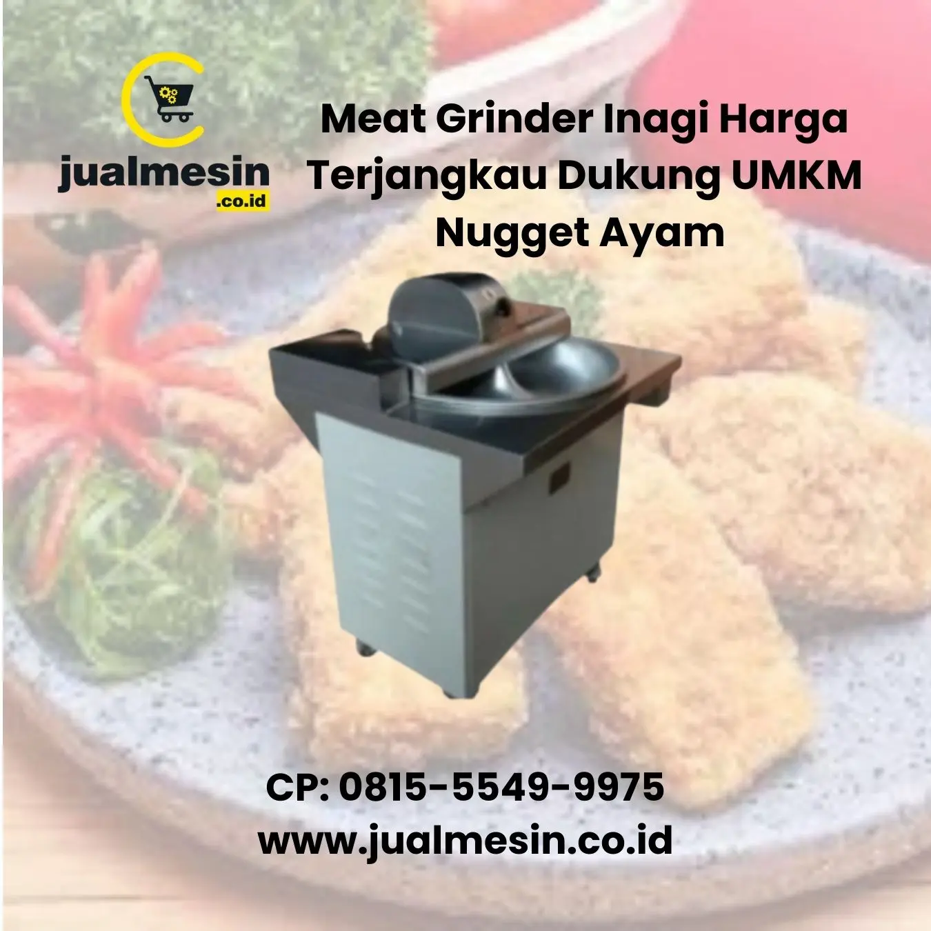 Meat Grinder Inagi Harga Terjangkau Dukung UMKM Nugget Ayam