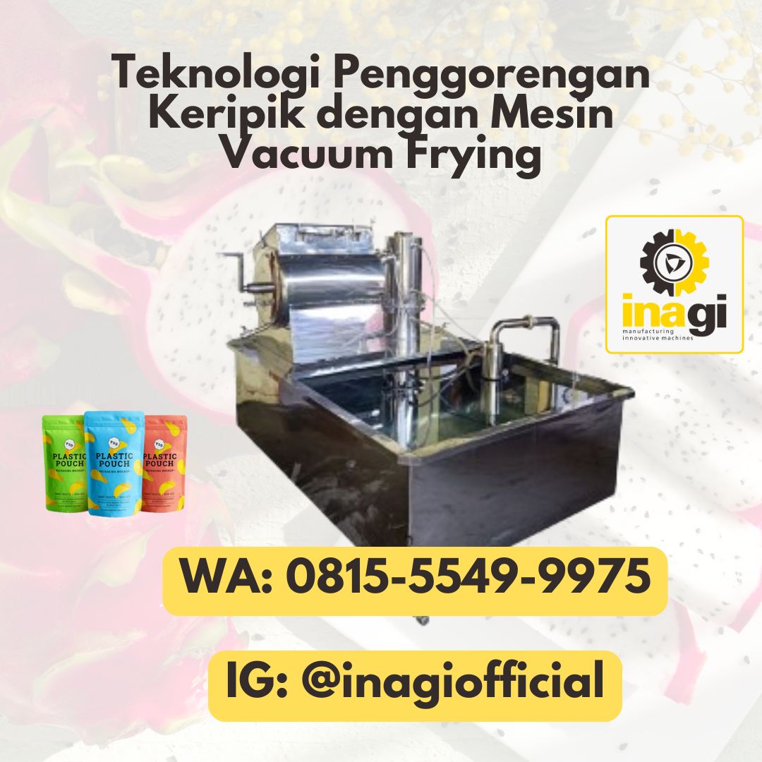 Mesin Vacuum Frying Keripik Tahu yang Renyah Awet