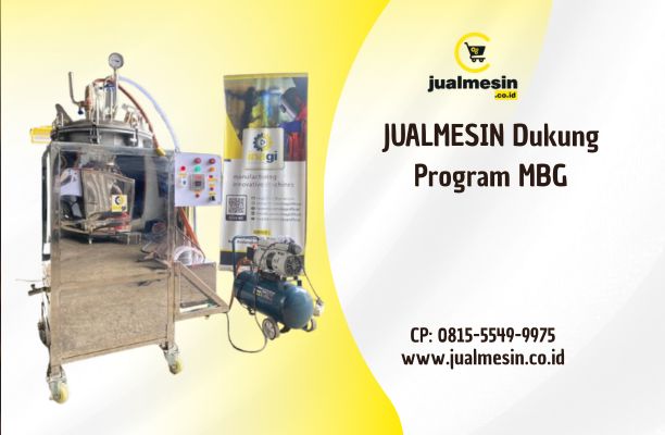 JUALMESIN Dukung Program MBG: 1000 Paket Lauk Siap Santap per Hari dari Satu Mesin