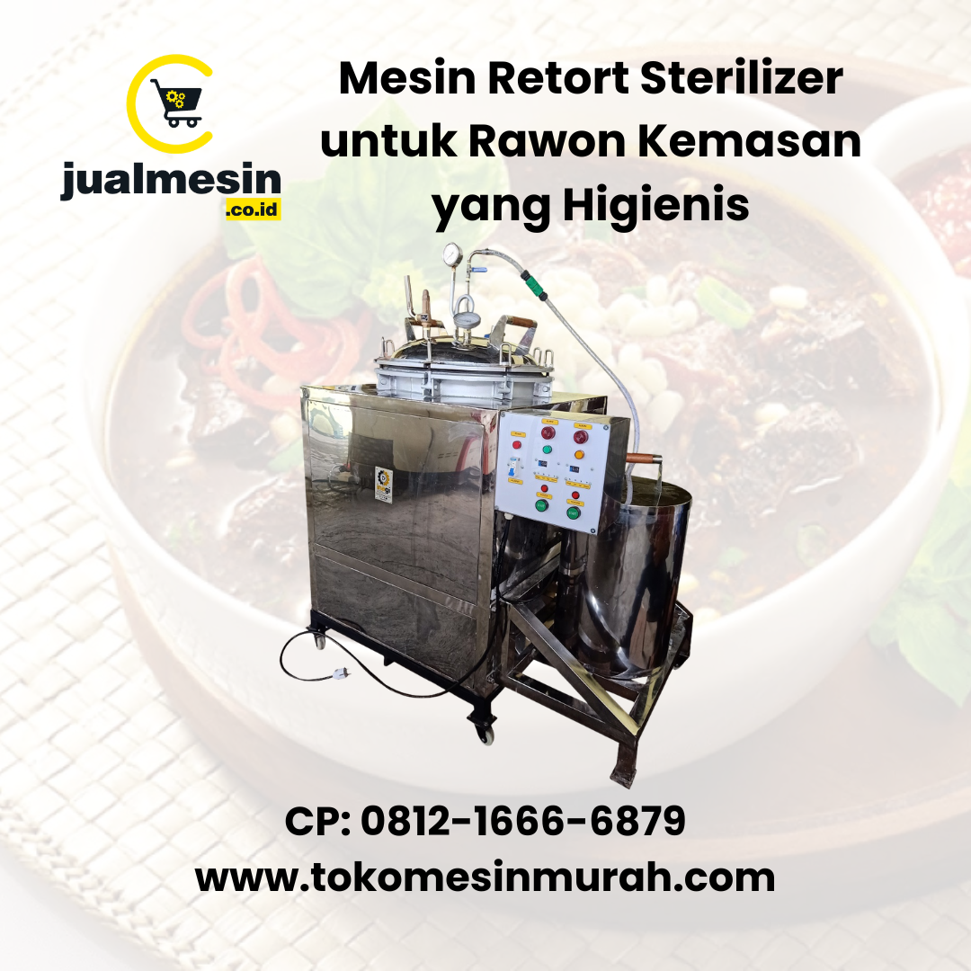 Mesin Retort Sterilizer untuk Produksi Rawon Kemasan yang Higienis