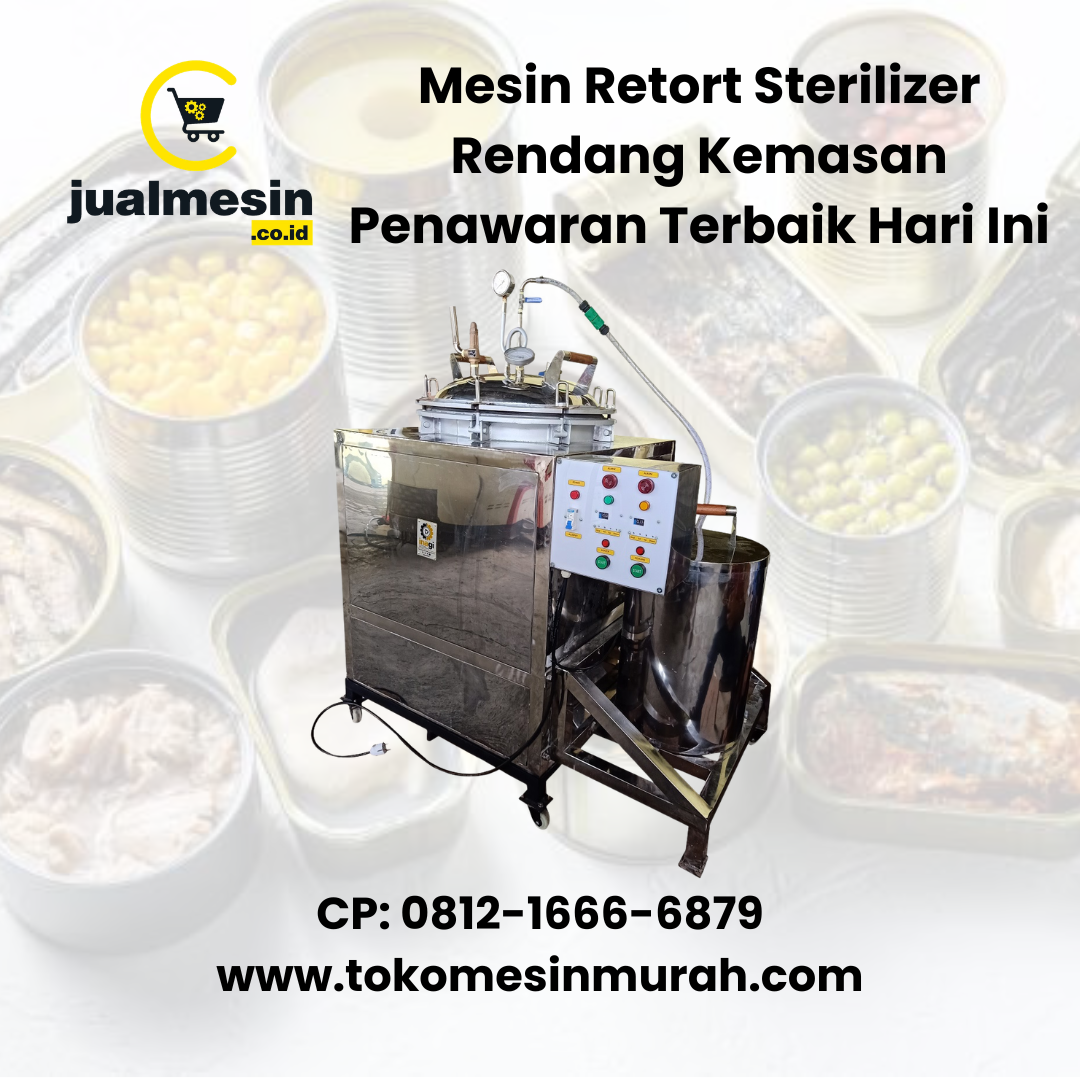 Mesin Retort Sterilizer Rendang Kemasan Penawaran Terbaik Hari Ini