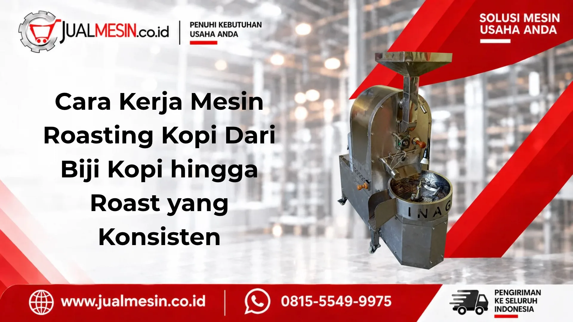 Cara Kerja Mesin Roasting Kopi Dari Biji Kopi hingga Roast yang Konsisten