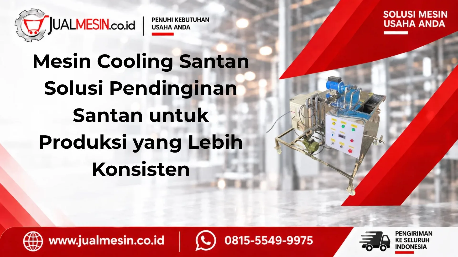 Mesin Cooling Santan Solusi Pendinginan Santan untuk Produksi yang Lebih Konsisten